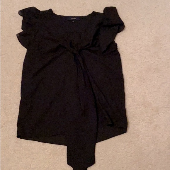 Eclair flutter sleeve blouse with neck tie - Picture 1 of 5